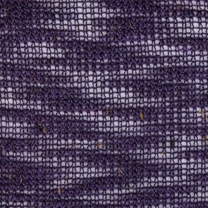 Lila Knitted Fabric With Flame Yarn And Nepps