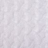 White Butterfly Patterened Fabric With Lurex