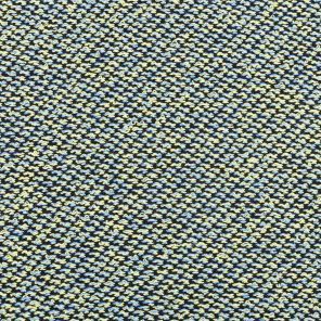 Light Blue-Yellow-Black Knitted Fabric