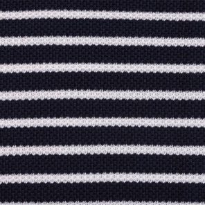 Navy-White Piquee Fabric