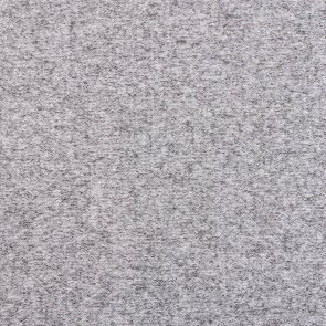 Grey Melange Brushed Single Jersey  Fabric
