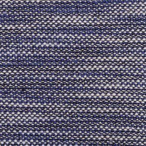 White-Blue Black Twisted Knitted Fabric