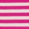 White-Pink Striped Knitted Fabric