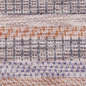 Multicolour Jaquard Fabric With Slub Yarn