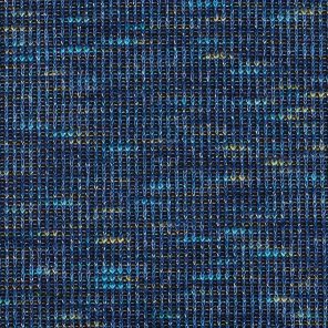 Blue Multicolour Knitted Fabric