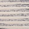 Navy-Ecru White Stripes Fancy Knitted Fabric