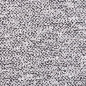 Light Grey-White Twisted Fancy Knitted Fabric