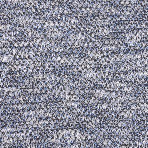 White-Grey-Blue Twisted Fancy Knitted Fabric
