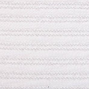 White Knitted Fabric With  Lurex And Flamm Yarn