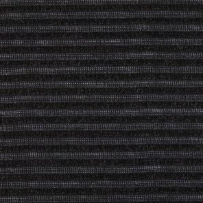 Black Ajour Striped Knitted Fabric