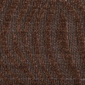 Brown Zebra Jaquard Knitted Fabric