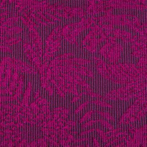 Pink-Bordeux-White Leaf Paterrend Jacquard Fabric