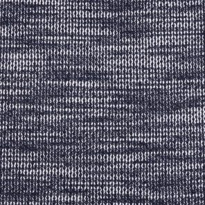 Navy-White  Knitted Fabric