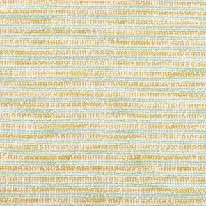 Turquoise-White-Yellow  Striped Fancy Fabric