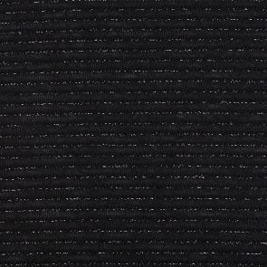 Black Fancy Fabric With Silver Lurex