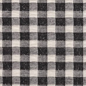 Black-White Gingham Fabric